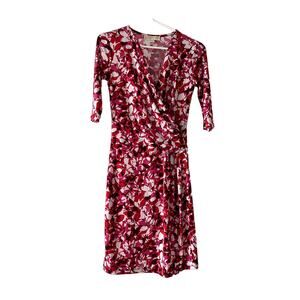 Michael Kors Women's Wrap Dress Long Sleeves Size S